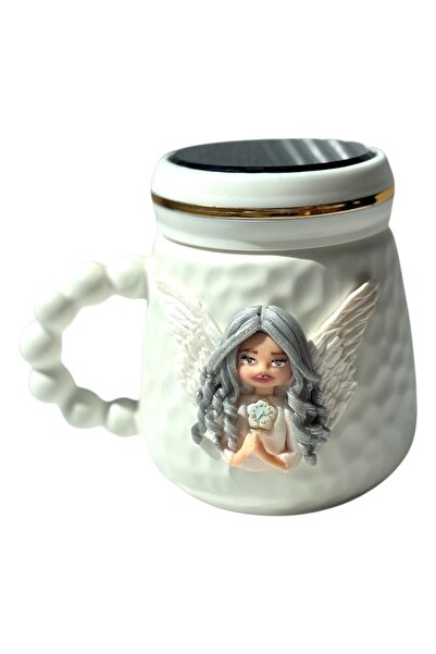 OEM Cadou cu capac, oglindă și figurină din lut polimeric, marca Zeny Dolls Gifts