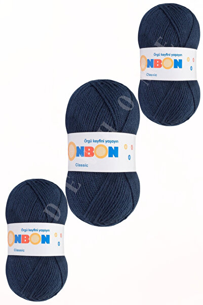 devhome Bonbon Classic Hand Knitting Yarn 100 Gr - Soft Acrylic Yarn – Suitable for Knitting and Crochet 5 Pieces
