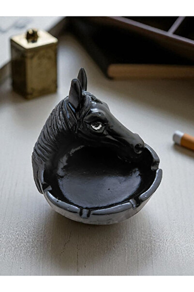 RivelCandle منفضة سجائر بتصميم أنيق على شكل رأس – مصنوعة يدويًا من مسحوق الحج...