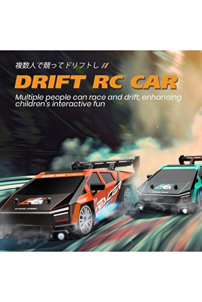 OEM RC Remote Control Car, Silver Mustang, Drift car, 30km/h, 4x4, LED lights, interchangeable tires