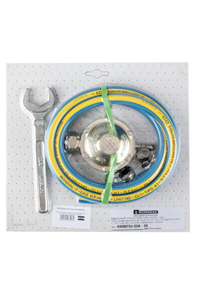 TECNOGAS Kit regulator de gaz pentru butelie de 1500 mm 1/2 mm