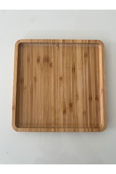 YAZICI Bamboo Square Cheese Plate Breakfast Plate Presentation Plate First Gr...