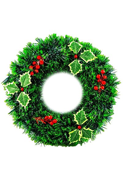 OEM Coroană de Crăciun - Ornamente și Frunze