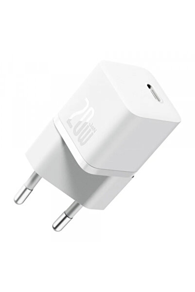 Baseus GAN Mini 1C Τροφοδοτικό, 20W, 3A, 1 X USB-C, Λευκό Ccgn050102