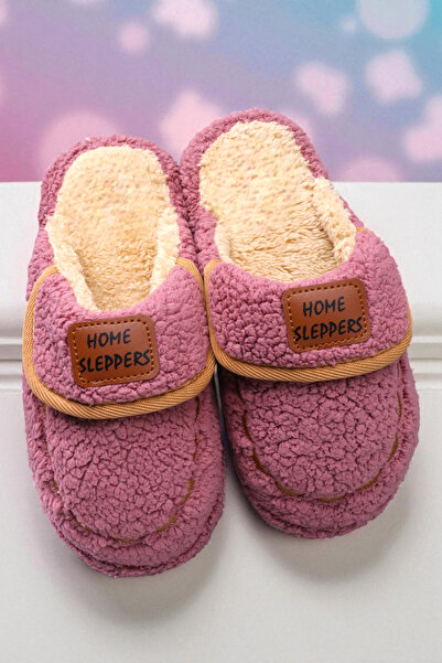 HFKY Γυναικείες παντόφλες χειμερινές παντόφλες με χοντρή σόλα χωρίς ήχο