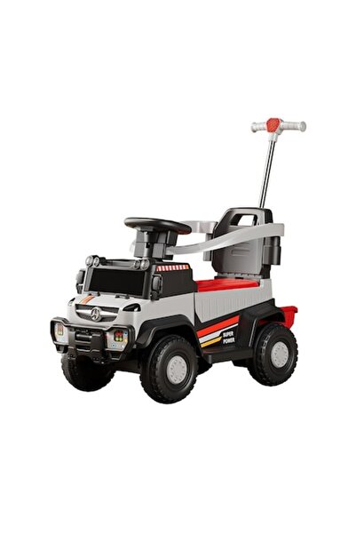 LEIBOO Mașină electrică cu telecomandă, mâner detașabil, coș de depozitare, l...