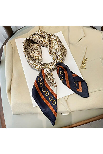 Zess store Zincirli saten fular