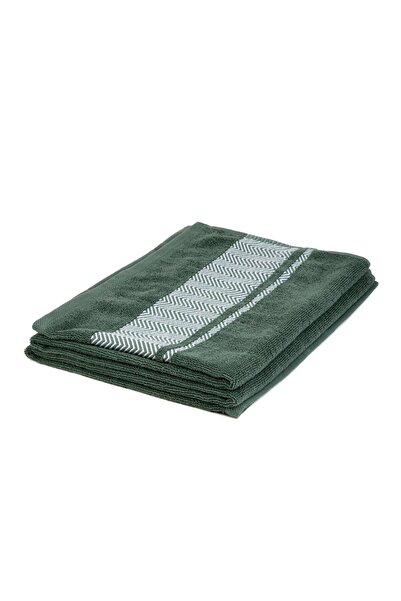 Other Towel | MAIARA | Cotton green with decorative stitching | 70x130 cm | 897141