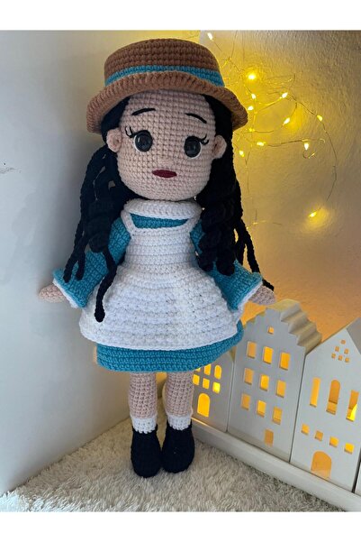 PelinGurumi Yeşilin Kızı Anne Diana Doll 30 cm Organik Amigurumi Bebek