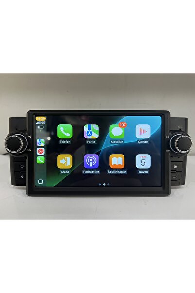 For-X FİAT LİNEA PUNTO ANDROİD 7 İNÇ MULTİMEDYA CARPLAY KAMERA 4/64 PRO XA-460