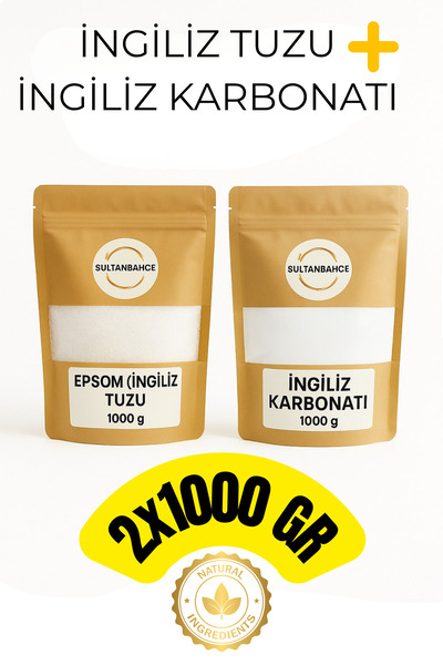 sultanbahçe İngiliz Tuzu (Epsom Tuzu) & İngiliz Karbonatı Sodyum Bikarbonat (...