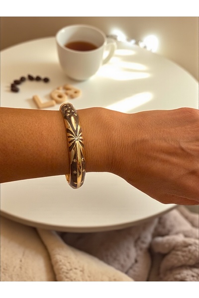 Bo Takı ve Aksesuar Mineli kelepçe bileklik