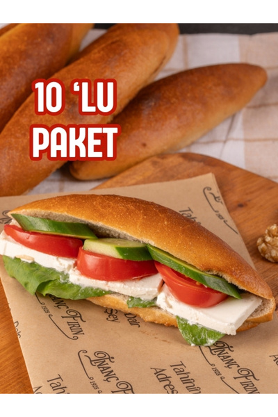 İNANÇ FIRIN Siyez Sandviç Ekmeği 10’lu | Doğal, Katkısız, Taş Fırın Lezzeti