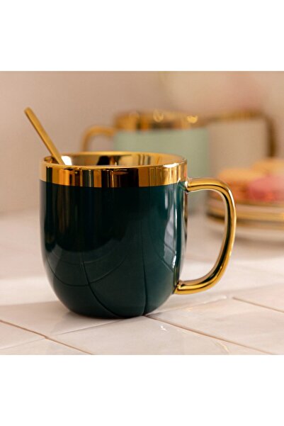 Other Mug | SINNES | emerald with spoon | 0.28 l | 992821