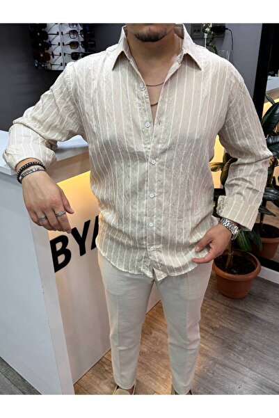 BYATA MENS STYLE Ανδρικό πουκάμισο Oversize