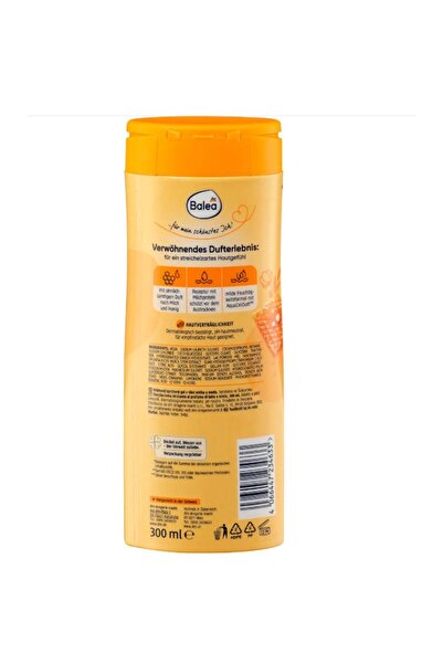 BALEA Shower Cream with Milk and Honey, 300 ml