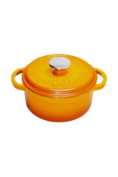 Sürel 24 cm Yuvarlak Tencere Degrade Turuncu