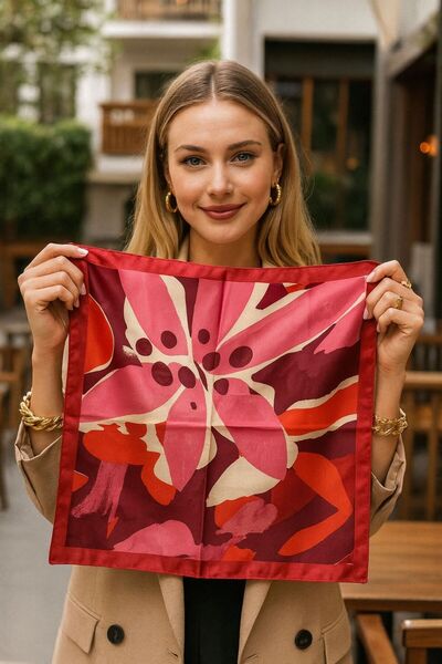 FELLMENS FLR47 Eșarfă de damă cu model 50x50 cm