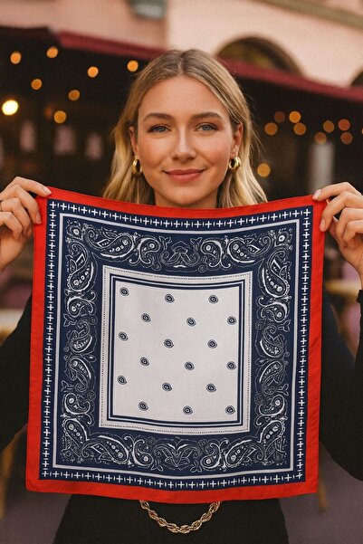 FELLMENS FLR17 Γυναικείο Φουλάρι με σχέδιο 50x50 εκ.