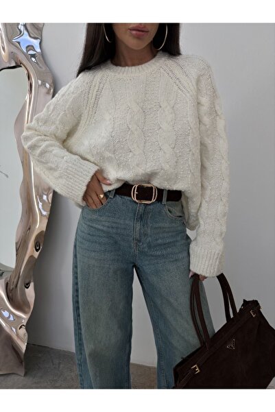 Ekim Store سترة تريكو أساسية محبوكة