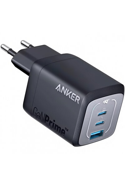 Anker Retea Φορτιστής Prime, 67W, 5A, 1 x USB-A - 2 x USB-C, Μαύρο A2669313
