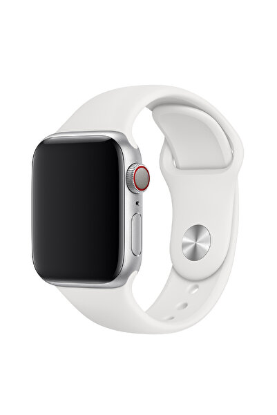 HYPERSOFT Apple Watch 3-4-5-6-7-8-9-10-Se Tüm Serilerle Uyumlu Düz Renk Silik...