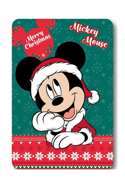 Mickey Mouse Disney Mickey Festive Pătură Polară de Crăciun 100x140cm