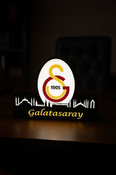 MEK Galatasaray Tasarımlı Dekoratif Aydınlatma Gece Lambası