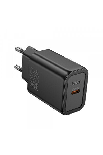 OEM HOCO N60 Τροφοδοτικό, 20W, 3A, 1 Θύρα USB-C, Μαύρο