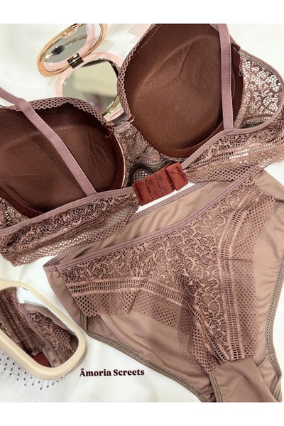 MODA Dantelli Destekli Sütyen Takımı