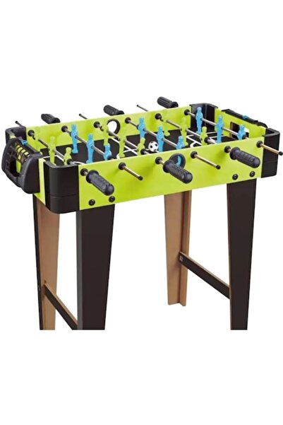 GOLD MARKET Football Table with 6 Handles and Metal, Wood and ABS Legs, Field and 18 Players, Scoreboard for S