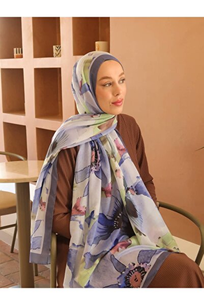 Modakaşmir Livora Pattern Cotton Shawl