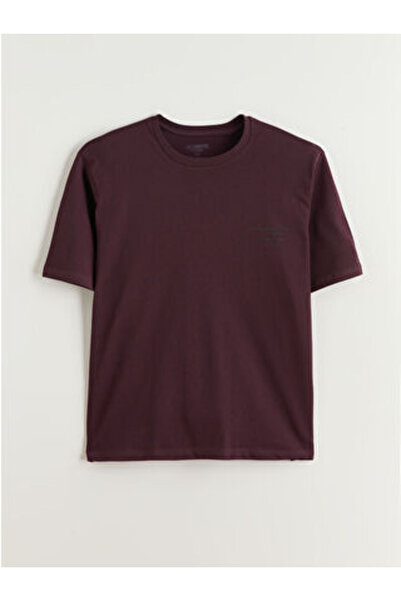 LC Waikiki Plus New Season Large Size Printed Combed Cotton Men's T-Shirt