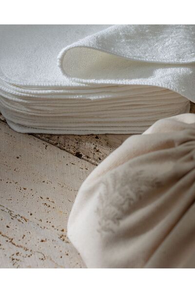 Madame Coco Σετ πετσετών από βαμβάκι Mireille 25 τεμαχίων - Λευκό