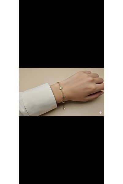 AURA سوار فولاذي ذهبي اللون مقاس 9 ملم