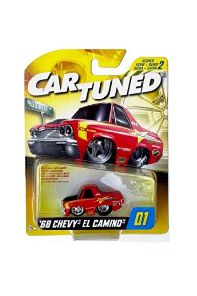 TOYFEST Cartuned S2 1968 Chevy El Camino - Red Pro Street Car