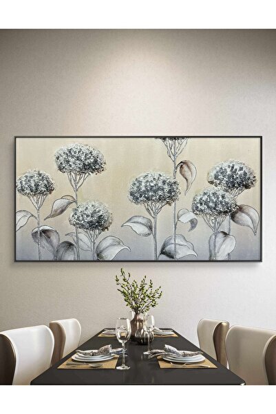 YILDIZ TABLO Epoksi Kaplamalı Dokulu Kanvas Tablo