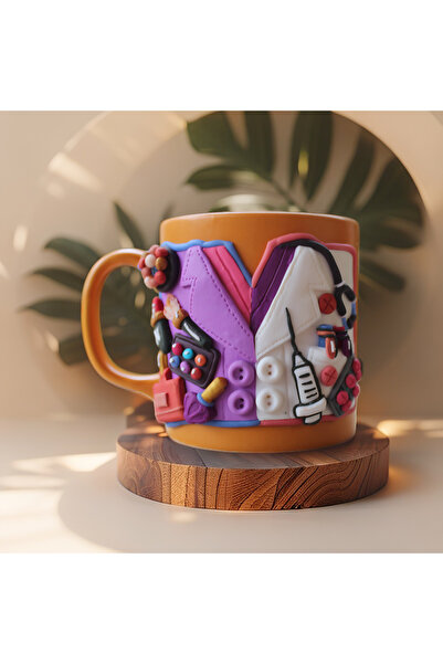 MAKARON SANAT KİŞİYE ÖZEL EL YAPIMI,DOKTOR HEDİYESİ,3D KABARTMA,DOKTOR VE MAK...