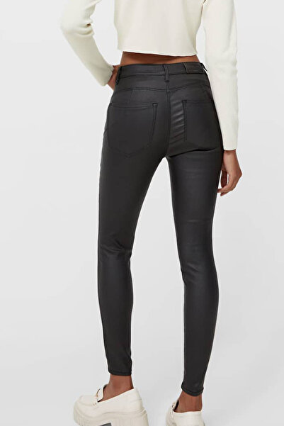 FashionForYou Dallas high waisted -leather pants with push-up, Black