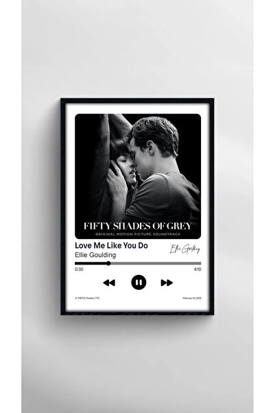 Thetic Ellie Goulding - Love Me Like You Do Colecția Single PREMIUM Poster Spotify - Poster cu melodie!