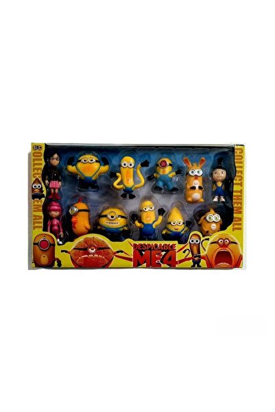 Virtual Trend Set 12 Figurine Virtual Trend®, Minions, multicolor, 3-6 cm