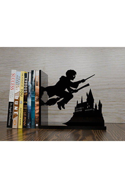 HasFar Tech Harry Potter Silhouette Plastic Book Holder – 3D Printing Decorative Bookshelf Organizer