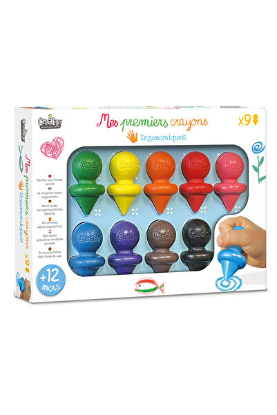 Crealign Set cu primele mele creioane cerate, CREA LIGN (9 buc.)