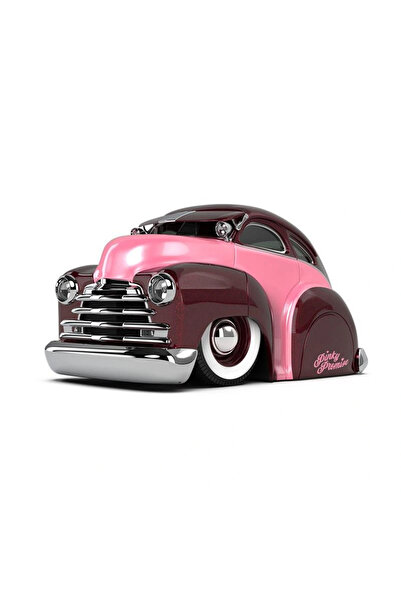TOYFEST Cartuned S2 1947 Chevy Fleetline - Pink Lowrider Car