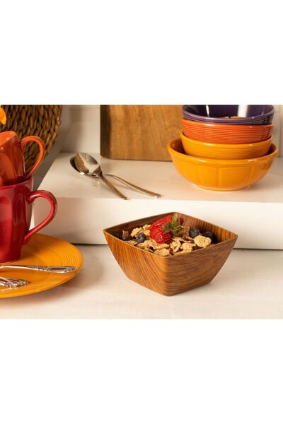 Madame Coco Renard Dorote Rectangular Bowl - Soil