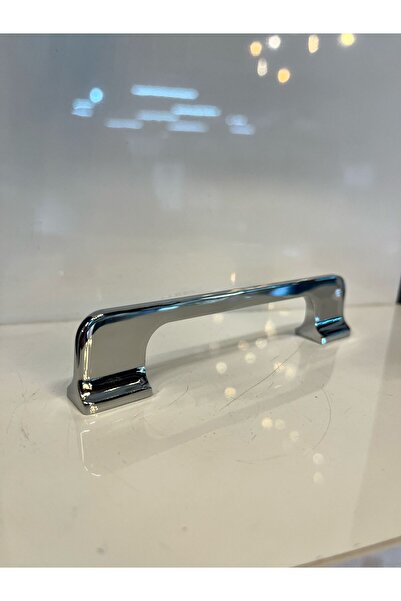 Taşkın Aksesuar Athens Metal Handle 96mm Chrome Cabinet Door Modern Furniture Drawer Tv Unit Bedside Table Dresser Console