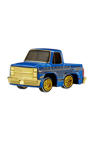 TOYFEST Cartuned S3 1987 Chevy C10 - Blue Lowrider Car
