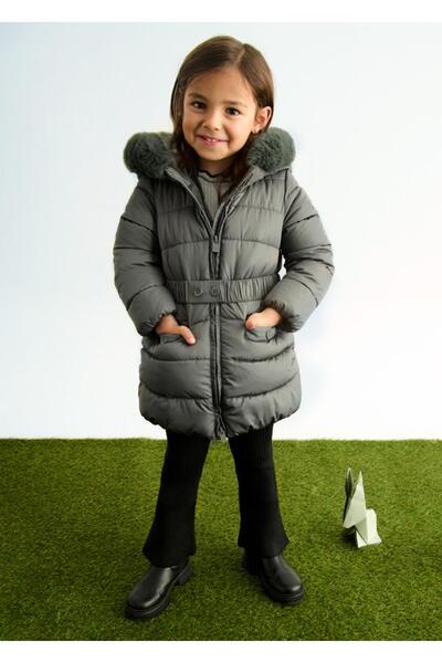 Abel & Lula Mayoral Abel&Lula Belted Girl's Coat_Mnvs5850