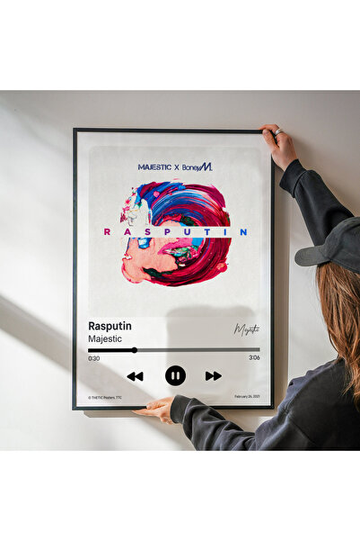 Thetic Majestic - Rasputin Single Collection Premium Spotify Poster - Song Poster!