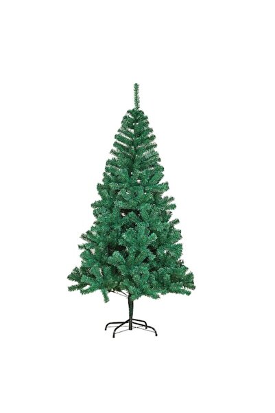 GOLD MARKET Brad artificial de Craciun clasic, 180 cm, Suport metalic, 600 Ra...